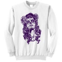 Day Of The Dead Illustration Skeleton Sweatshirt