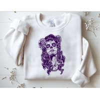 Day Of The Dead Illustration Skeleton Sweatshirt