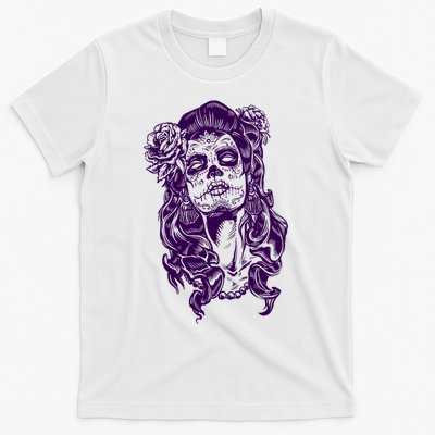 Day Of The Dead Illustration Skeleton T-Shirt