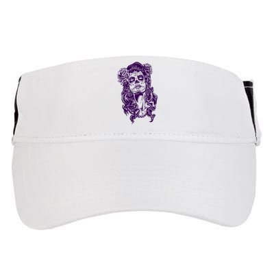 Day Of The Dead Illustration Skeleton Adult Drive Performance Visor