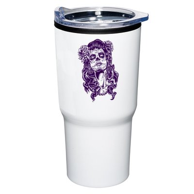 Day Of The Dead Illustration Skeleton Tumbler