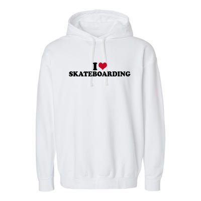 Skateboard Gift Garment-Dyed Fleece Hoodie