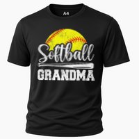 Softball Grandma Softball Player Game Day MotherS Day Gift Cooling Performance Crew T-Shirt