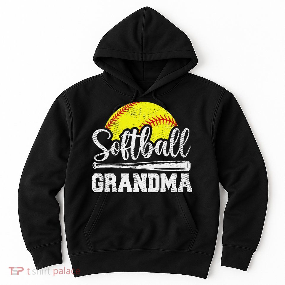 Softball Grandma Softball Player Game Day MotherS Day Gift Hoodie
