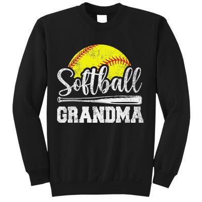 Softball Grandma Softball Player Game Day MotherS Day Gift Sweatshirt