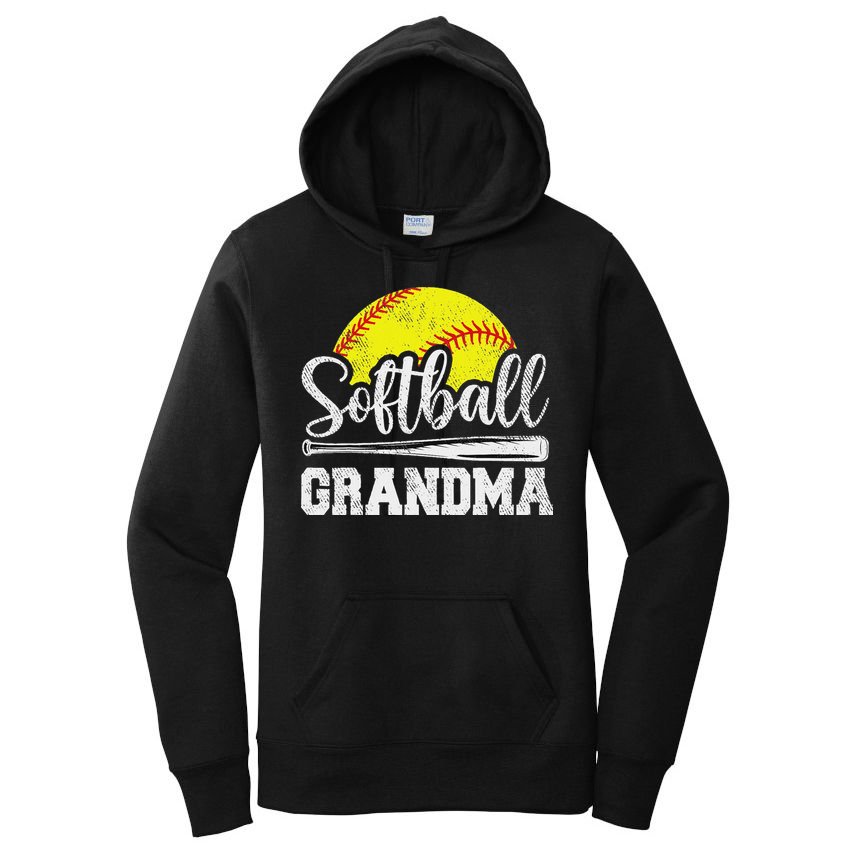 Softball Grandma Softball Player Game Day MotherS Day Gift Women's Pullover Hoodie