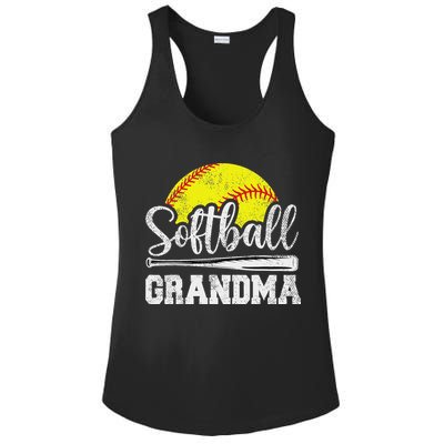 Softball Grandma Softball Player Game Day MotherS Day Gift Ladies PosiCharge Competitor Racerback Tank