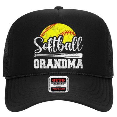 Softball Grandma Softball Player Game Day MotherS Day Gift Trucker Hat