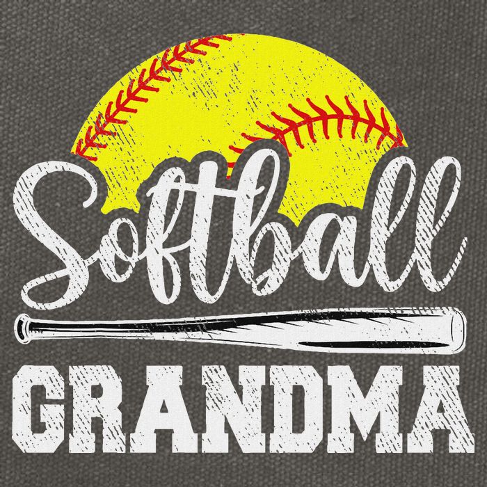 Softball Grandma Softball Player Game Day MotherS Day Gift Cotton Canvas Backpack