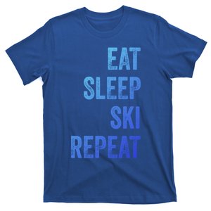 Skier Gift Skiing Eat Sleep Ski Repeat Gift T-Shirt