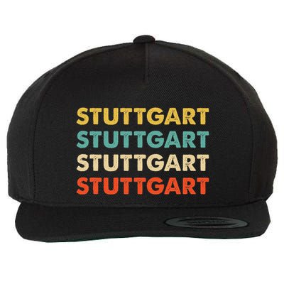 Stuttgart Germany Wool Snapback Cap