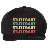 Stuttgart Germany Wool Snapback Cap