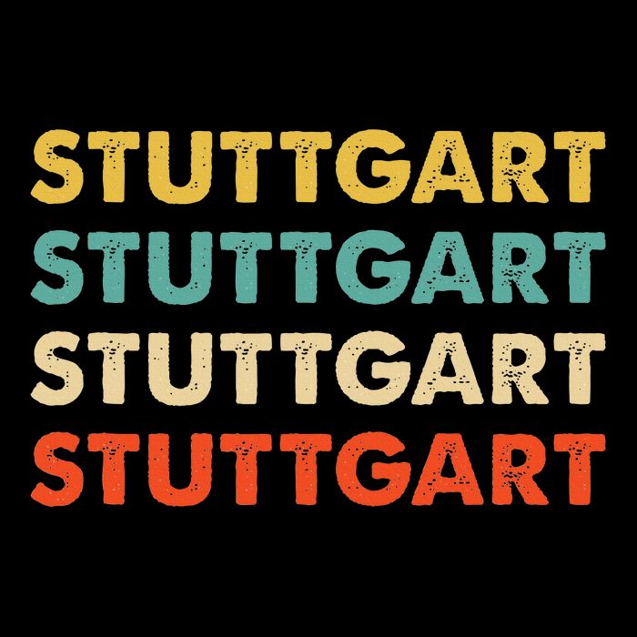 Stuttgart Germany Wool Snapback Cap