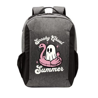 Spooky Ghoul Summer Cute Ghost Flamingo Summer Vibes Beach Vector Backpack