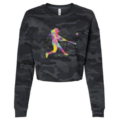 Softball Girl Cropped Pullover Crew