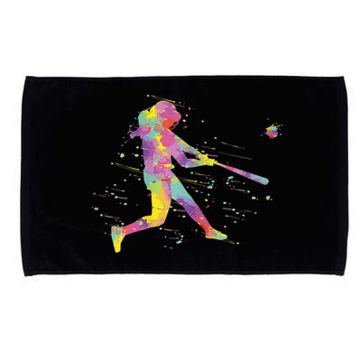 Softball Girl Microfiber Hand Towel