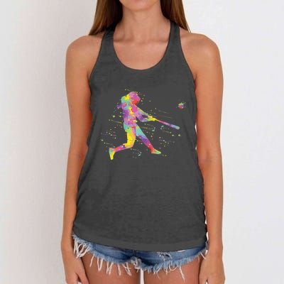 Softball Girl Women's Knotted Racerback Tank