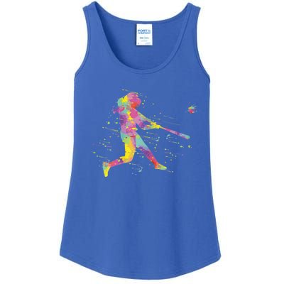 Softball Girl Ladies Essential Tank