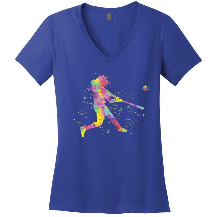 Softball Girl Women's V-Neck T-Shirt