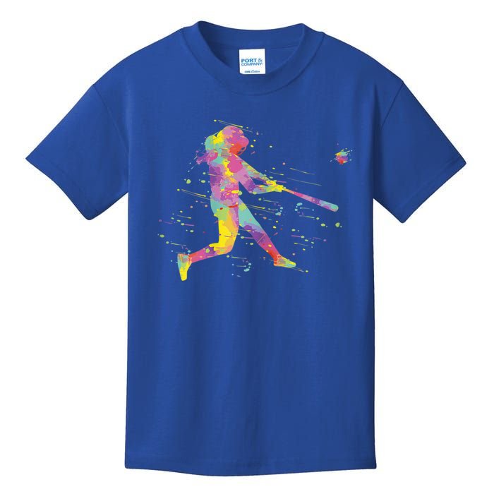 Softball Girl Kids T-Shirt