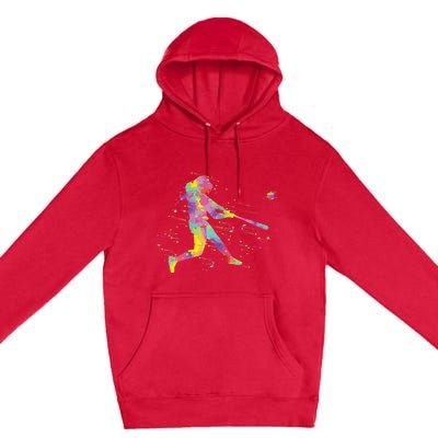 Softball Girl Premium Pullover Hoodie