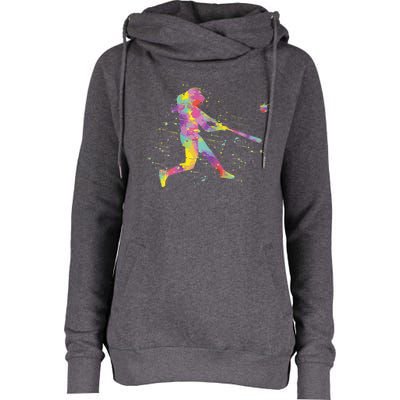 Softball Girl Womens Funnel Neck Pullover Hood