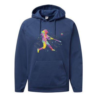 Softball Girl Performance Fleece Hoodie