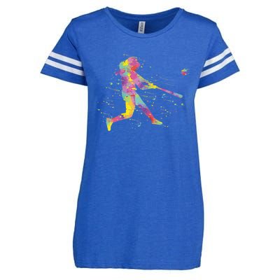 Softball Girl Enza Ladies Jersey Football T-Shirt