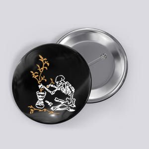 Skeleton Gardener Button