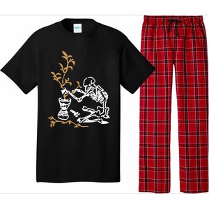 Skeleton Gardener Pajama Set