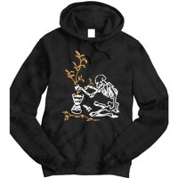 Skeleton Gardener Tie Dye Hoodie