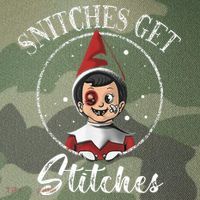Snitches Get Stitches Legacy Tie Dye Trucker Hat