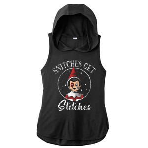 Snitches Get Stitches Ladies PosiCharge Tri-Blend Wicking Draft Hoodie Tank