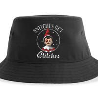 Snitches Get Stitches Sustainable Bucket Hat