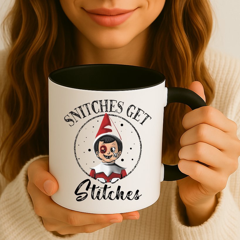 Snitches Get Stitches Mug