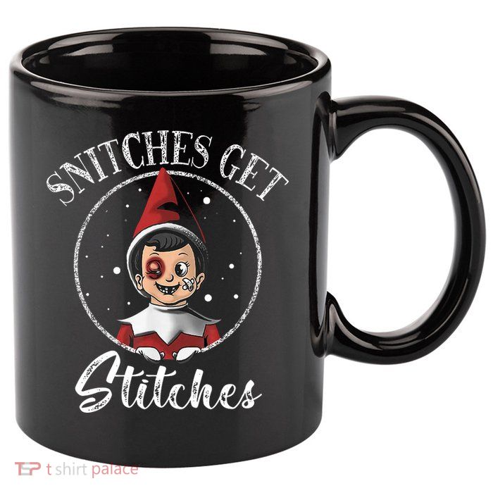 Snitches Get Stitches 11oz C Handle Ceramic Mug