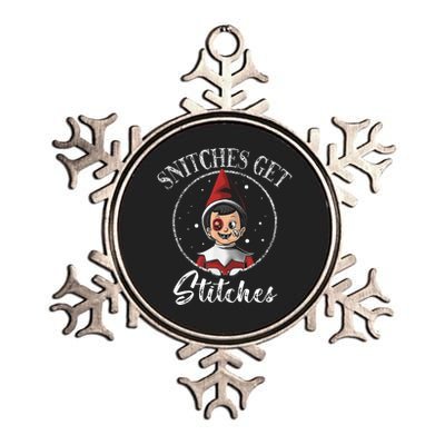 Snitches Get Stitches Metallic Star Ornament