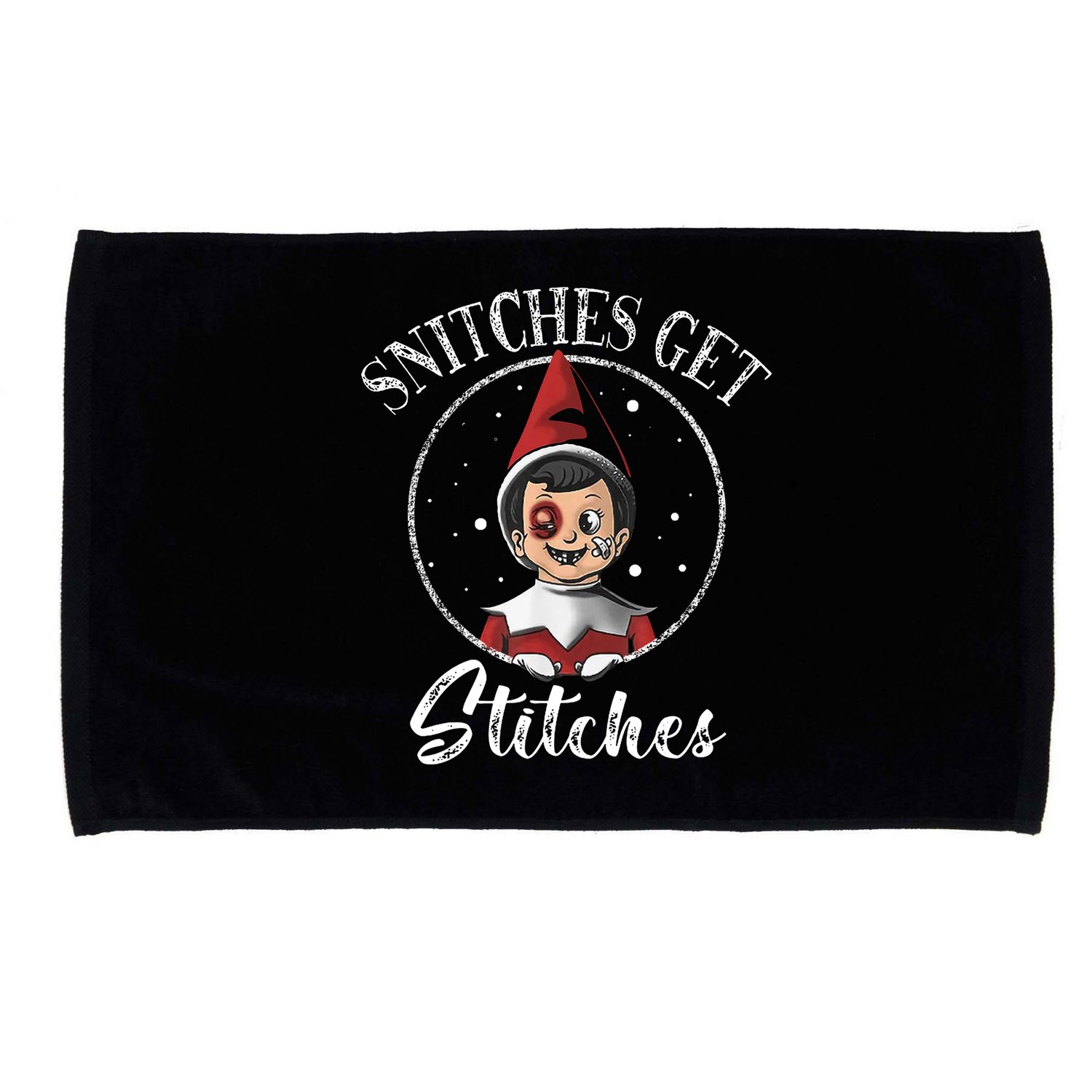 Snitches Get Stitches Microfiber Hand Towel