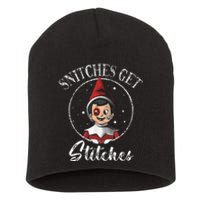 Snitches Get Stitches Short Acrylic Beanie