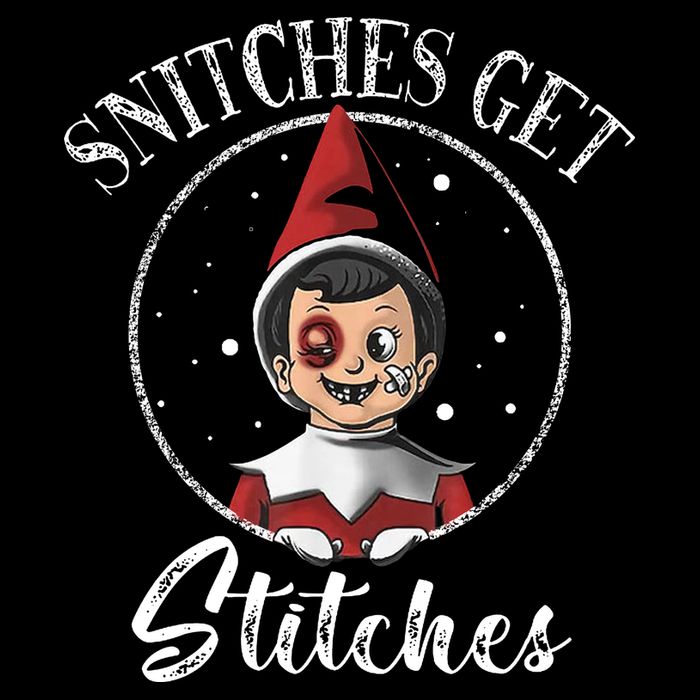 Snitches Get Stitches Wool Snapback Cap