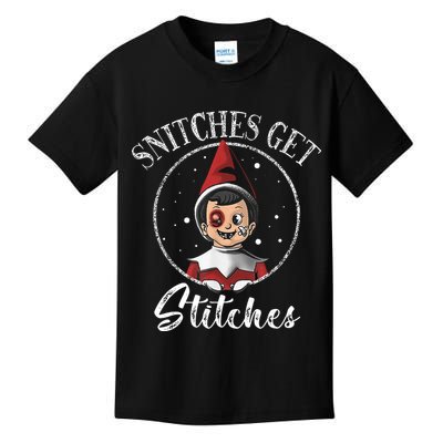 Snitches Get Stitches Kids T-Shirt