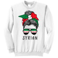 Syrian Girl Syrian Heritage Syria New Flag Sweatshirt