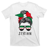 Syrian Girl Syrian Heritage Syria New Flag T-Shirt