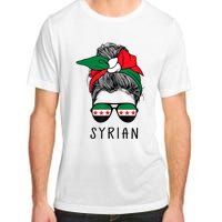 Syrian Girl Syrian Heritage Syria New Flag Adult ChromaSoft Performance T-Shirt