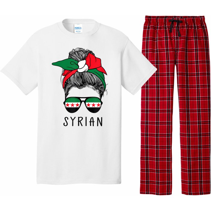 Syrian Girl Syrian Heritage Syria New Flag Pajama Set