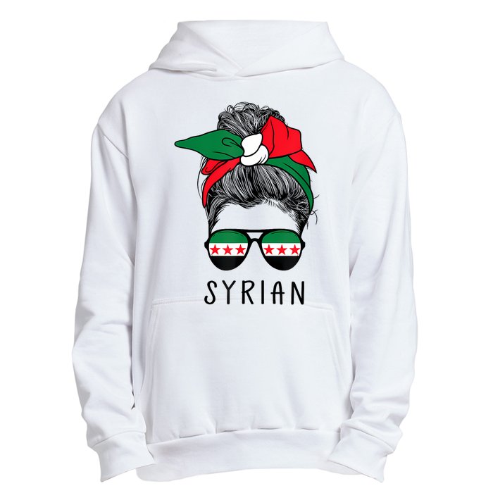 Syrian Girl Syrian Heritage Syria New Flag Urban Pullover Hoodie