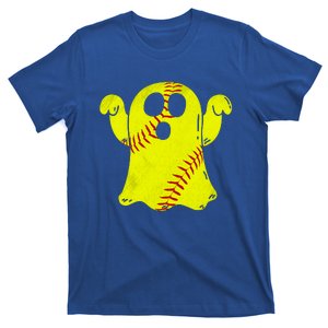 Softball Ghost Softball Lover Halloween Costume T-Shirt