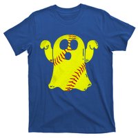 Softball Ghost Softball Lover Halloween Costume T-Shirt