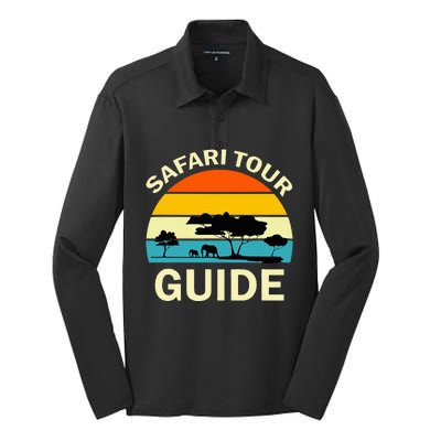 Safari Guide Silk Touch Performance Long Sleeve Polo