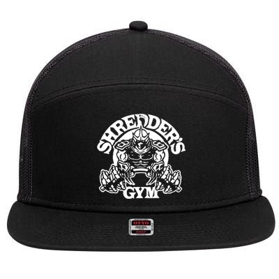 Shredders Gym Sports 7 Panel Mesh Trucker Snapback Hat